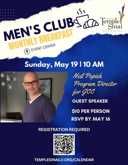 Banner Image for Men's Club Breakfast featuring speaker Neil Popish