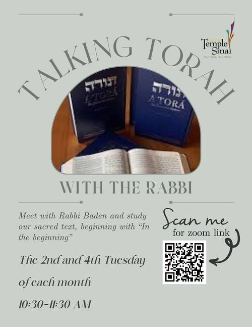 Banner Image for Talking Torah with Rabbi Baden